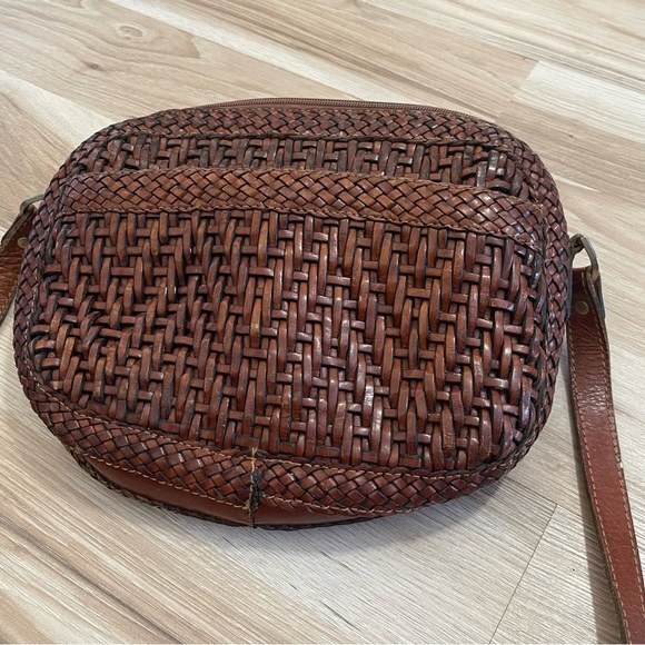 Maripe brown basket weave vintage bag - Picture 4 of 7
